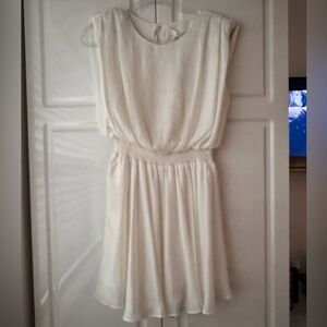 Mustard Seed White Mini Dress